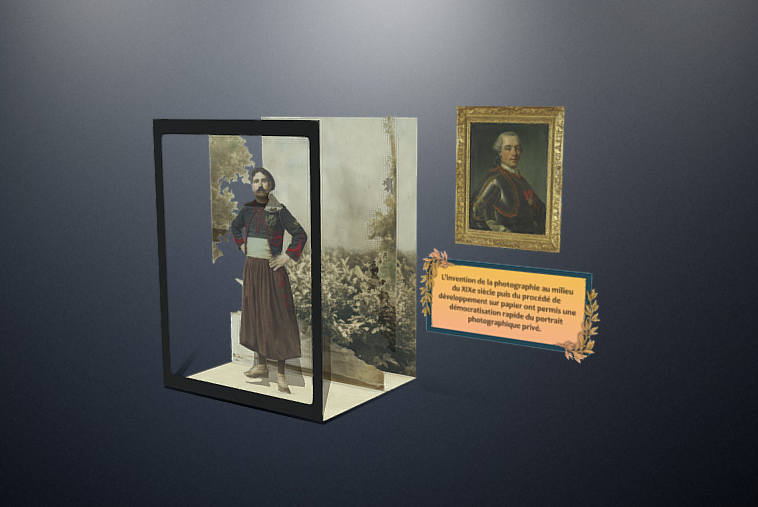 Modèle 3D scanné, Mémoire d'un Zouave