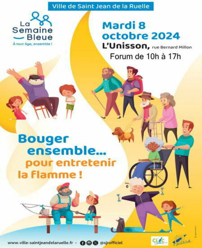 BavAR[t] — affiche Semaine Bleue, salle L'Unisson, Saint-Jean-de-la-Ruelle