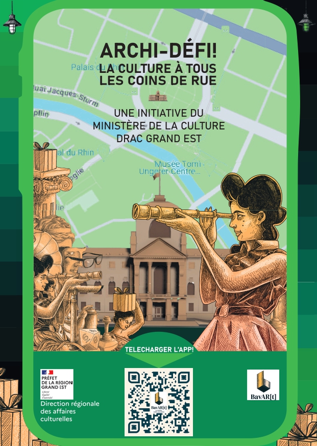 BavAR[t] — affiche Archi Défi Saison 2, Journées Européennes du Patrimoine, Strasbourg, réalité augmentée