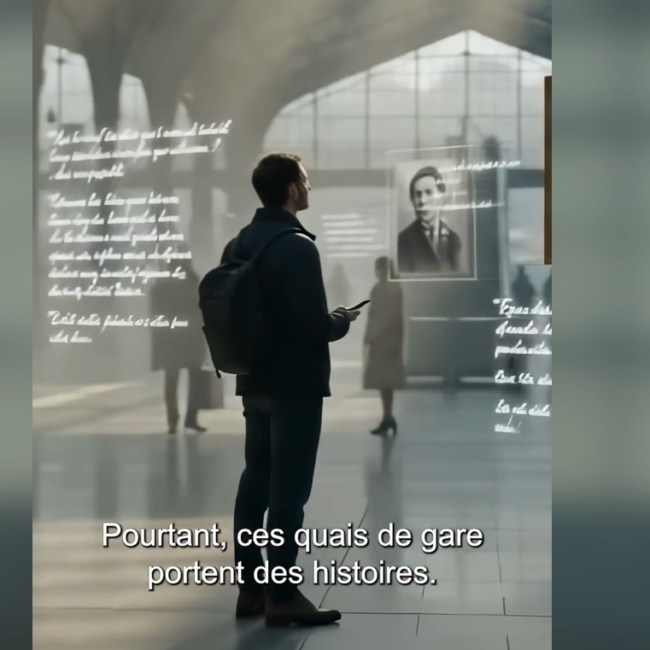 Exposition réalité augmentée SNCF : le cycle En Gare