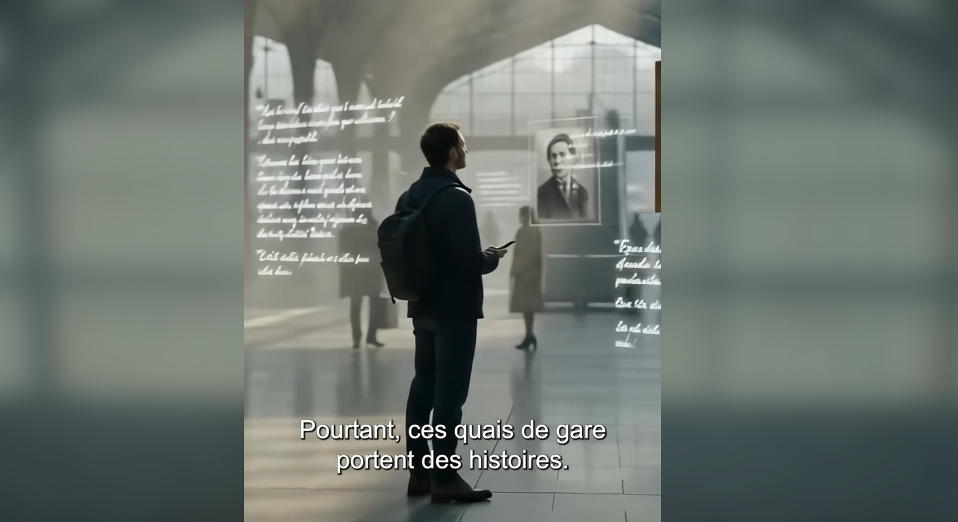 Exposition réalité augmentée SNCF : le cycle En Gare